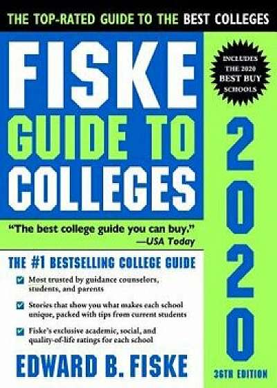 Fiske Guide to Colleges 2020, Paperback/Edward Fiske