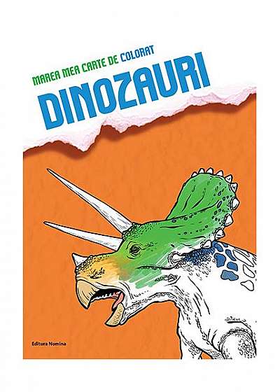 Marea mea carte de colorat dinozauri