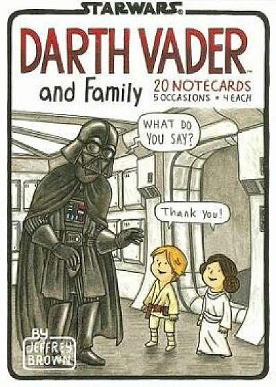 Darth Vader and Family Notecards [With 20 Envelopes]/Jeffrey Brown