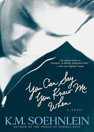 You Can Say You Knew Me When, Paperback/K. M. Soehnlein