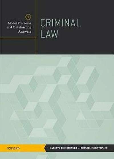 Criminal Law, Paperback/Kathryn Christopher