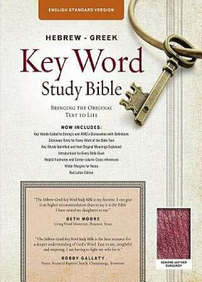 Hebrew-Greek Key Word Study Bible-ESV: Key Insights Into God's Word/Spiros Zodhiates