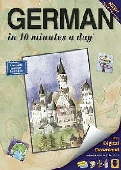 German in 10 Minutes a Day: Language Course for Beginning and Advanced Study. Includes Workbook, Flash Cards, Sticky Labels, Menu Guide, Software,, Paperback/Kristine K. Kershul