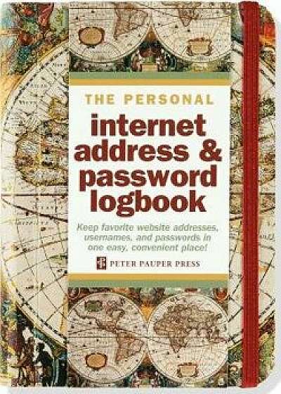Old World Internet Address & Password Logbook, Hardcover/Peter Pauper Press