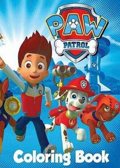 Paw Patrol Coloring Book: In the 60 Page A4 Size Coloring Book for Children We Have Put Together a Fantastic Collection of Characters from Paw P, Paperback/L. P. F. Books