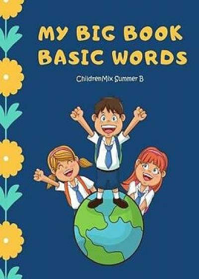 My Big Book Basic Words: High frequency words flash cards activity kids books. Learning to read ABC, Sight Word, Fruit, Number, Shape, Toys gam, Paperback/Childrenmix Summer B.