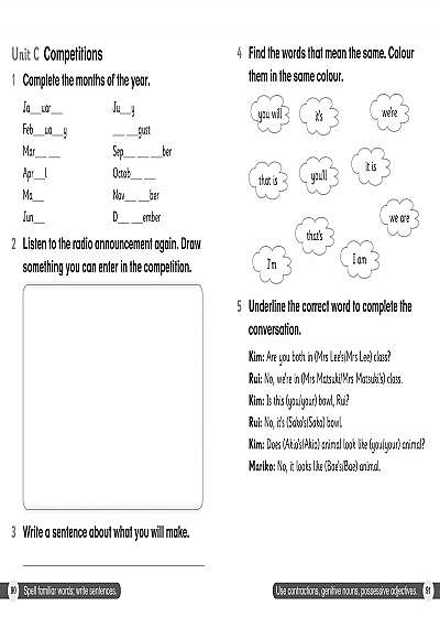 Cambridge Primary English as a Second Language Workbook Stage 2