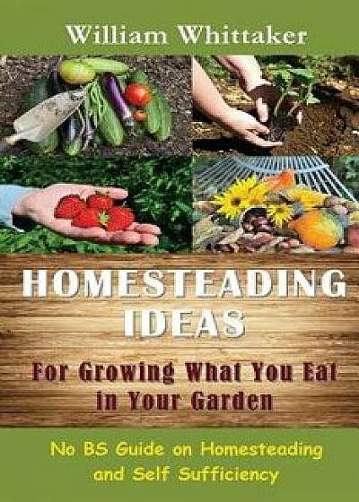 Homesteading Ideas for Growing What You Eat in Your Garden: No Bs Guide on Homesteading and Self Sufficiency, Paperback/William Whittaker