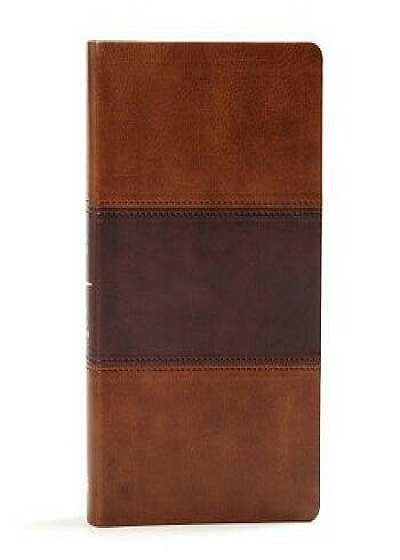 KJV Large Print Personal Size Reference Bible, Saddle Brown Leathertouch Indexed/Holman Bible Staff