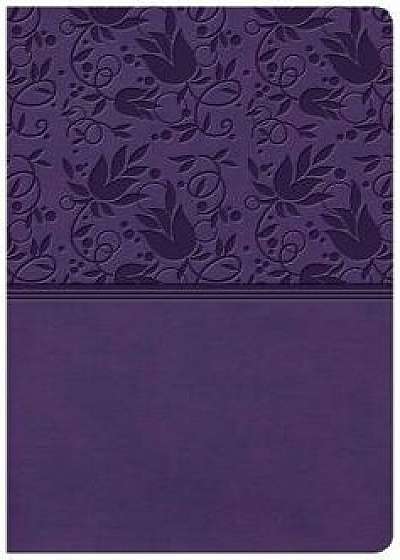 KJV Giant Print Reference Bible, Purple Leathertouch, Indexed/Csb Bibles by Holman