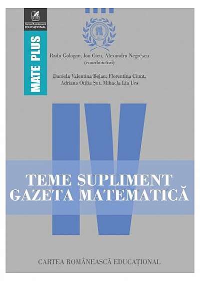 Teme supliment Gazeta Matematică. Clasa a IV-a
