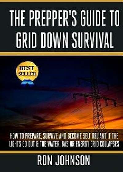 The Prepper's Guide to Grid Down Survival: How to Prepare for & Survive a Gas, Water, or Electricity Grid Collapse, Paperback/Ron Johnson