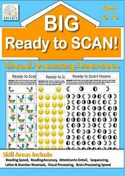 Ready to Scan! Big Book: Beginners, Intermediate & Advanced Visual Scanning Exercises, Paperback/Bridgette Sharp