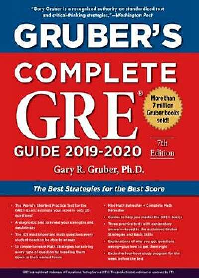 Gruber's Complete GRE Guide 2019-2020, Paperback/Gary Gruber