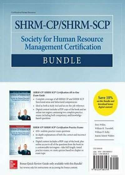 Shrm-Cp/Shrm-Scp Certification Bundle, Paperback/Dory Willer