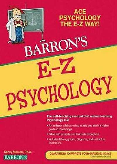 Barron's E-Z Psychology, Paperback/Nancy Melucci