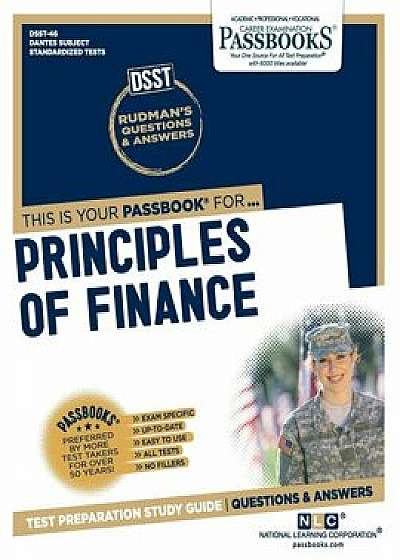 DSST Principles of Finance, Paperback/National Learning Corporation