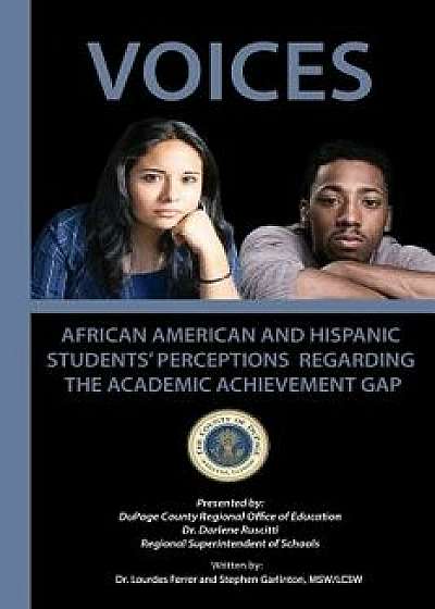 Voices: African American and Hispanic Students' Perceptions Regarding the Academic Achievement Gap, Paperback/Dupage Cou Regional Office of Education