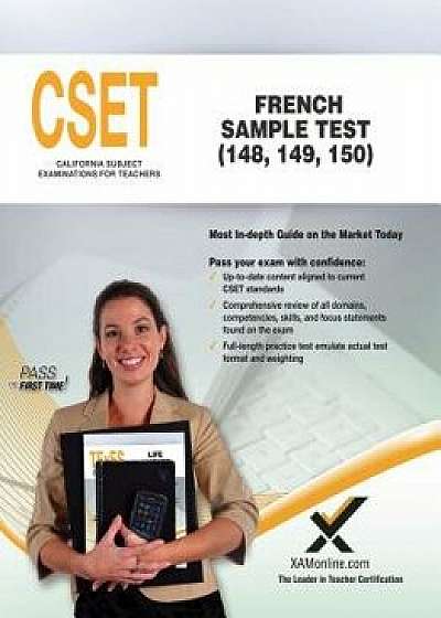 Coperta cărții Cset French Sample Test (148, 149, 150), Paperback/Sharon A. Wynne