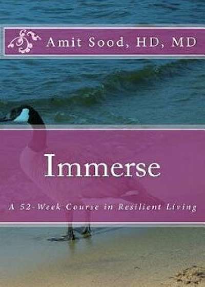 Immerse: A 52-Week Course in Resilient Living: A Commitment to Live with Intentionality, Deeper Presence, Contentment, and Kind, Paperback/MD Dr Amit Sood Hd