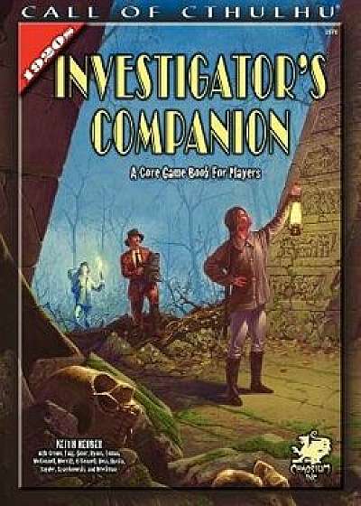 1920s Investigator Companion, Paperback/Keith Herber