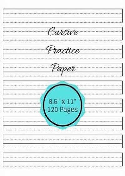 Cursive Practice Paper: Notebook with Dotted Sheets for Students to Practice Cursive, Paperback/Whimsical Writings