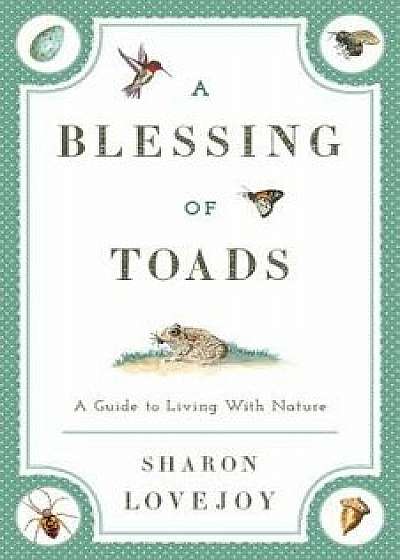 A Blessing of Toads: A Guide to Living with Nature, Paperback/Sharon Lovejoy