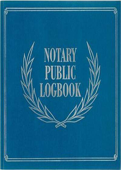 Notary Public Logbook, Hardcover/***