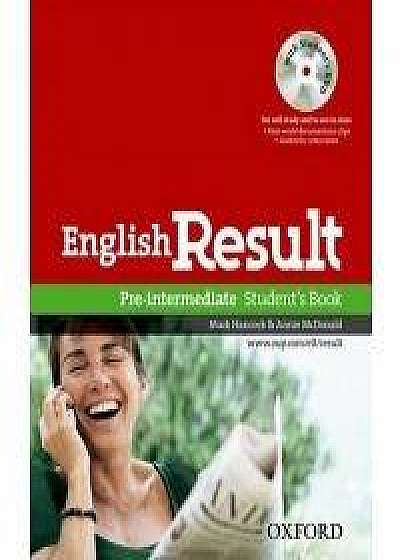 English Result Pre-intermediate: Student's Book with DVD Pack: General English Four-skills Course for Adults