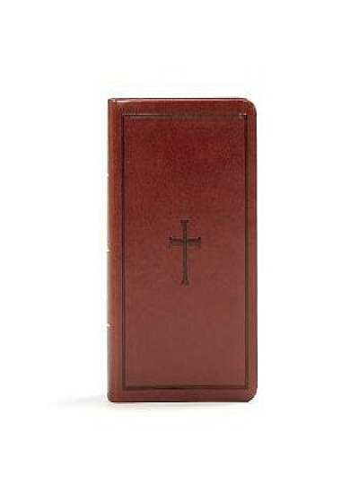 KJV Large Print Compact Reference Bible, Brown Leathertouch/Holman Bible Staff