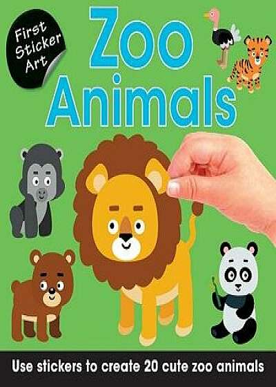 Zoo Animals: Use Stickers to Create 20 Cute Zoo Animals, Paperback/Ksenya Savva