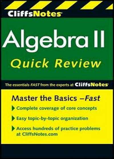 Algebra II Cliff Notes, Paperback/David A. Herzog