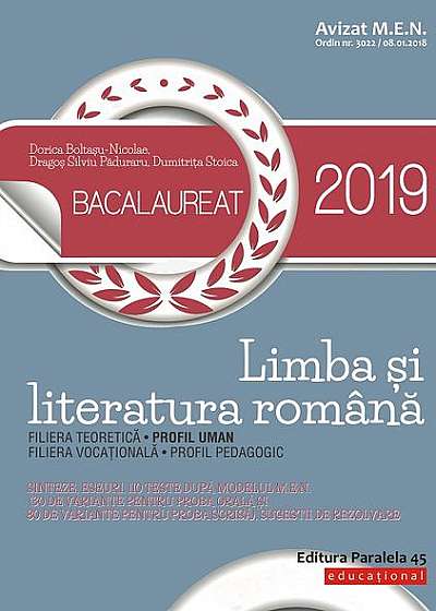Bacalaureat 2019. Limba și literatura română. Profil uman