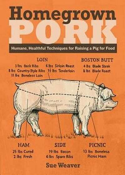 Homegrown Pork: Humane, Healthful Techniques for Raising a Pig for Food, Paperback/Sue Weaver