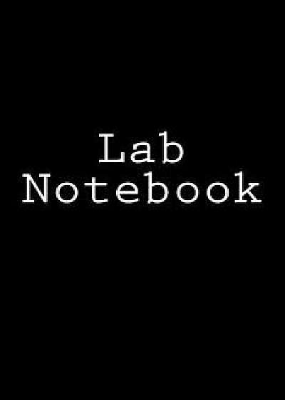 Lab Notebook: Laboratory Notebook, Black Hardcover, 6x9, 90 Pages./Book Design Ltd