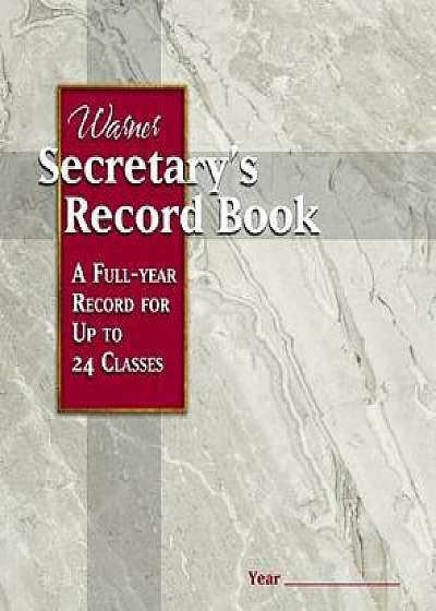 Secretary's Record Book, Paperback/Warner Press