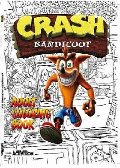 Crash Bandicoot Adult Coloring Book, Paperback/Activision