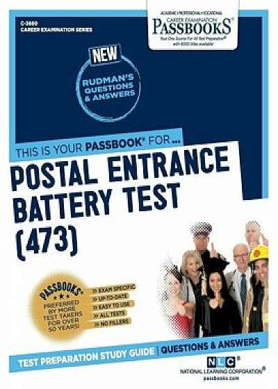 Postal Entrance Battery Test (473), Paperback/National Learning Corporation