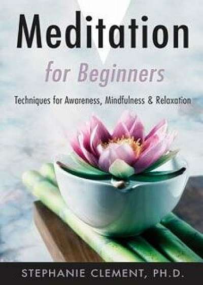 Meditation for Beginners: Techniques for Awareness, Mindfulness & Relaxation, Paperback/Stephanie Clement