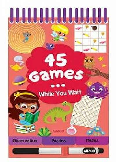 45 Games... While You Wait!, Hardcover/Marie Margo