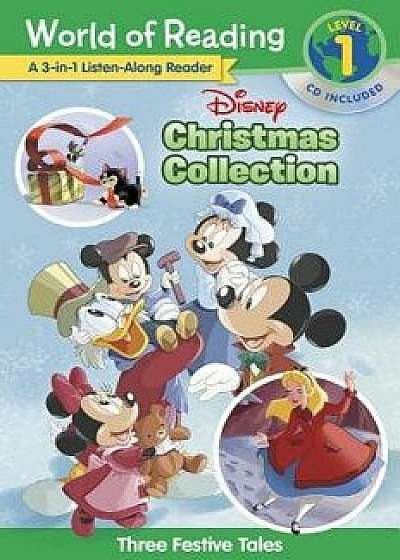 World of Reading Disney Christmas Collection 3-In-1 Listen-Along Reader (Level 1): 3 Festive Tales with CD!, Paperback/Disney Book Group