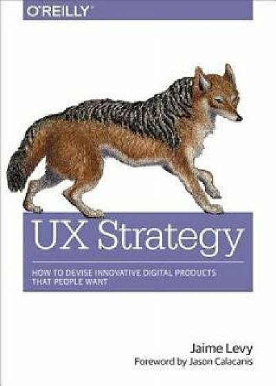 UX Strategy: How to Devise Innovative Digital Products That People Want, Paperback/Jaime Levy