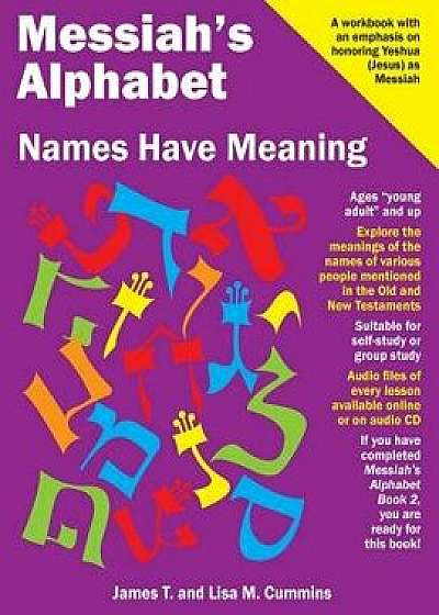 Messiah's Alphabet: Names Have Meaning: An Exploration of the Meanings of the Names of People Mentioned in the Old and New Testaments, Paperback/Lisa M. Cummins