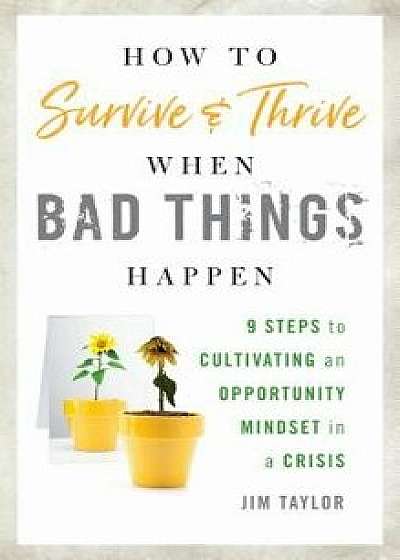 How to Survive and Thrive When Bad Things Happen: 9 Steps to Cultivating an Opportunity Mindset in a Crisis, Hardcover/Jim Taylor