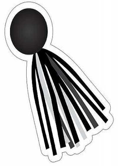 Simply Stylish Black & White Tassels Cut-Outs/Melanie Ralbusky
