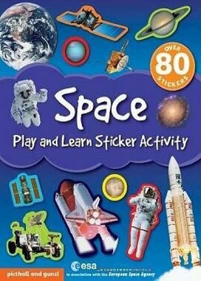 Space. Play and learn sticker activity/***