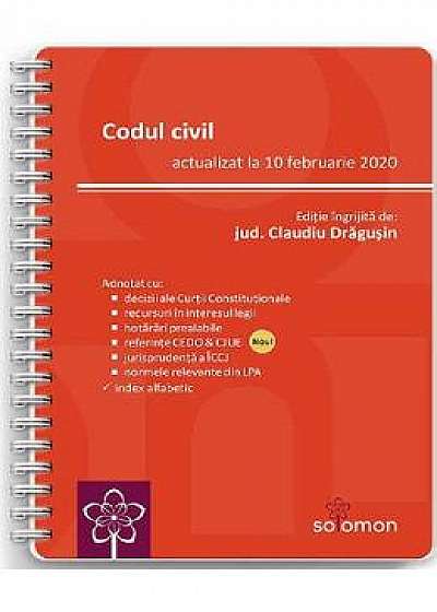 Codul civil Act. 10 februarie 2020