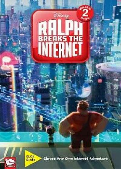 Disney Ralph Breaks the Internet: Click Start-- Select-Your-Story Adventure (Graphic Novel), Paperback/Disney