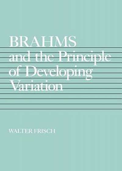 Brahms and the Principle of Developing Variation/Walter Frisch