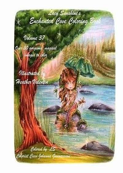 Lacy Sunshine's Enchanted Cove Coloring Book: Fantasy, Sprites, Mermaids and More Volume 37 Enchanting and Magical, Paperback/Heather Valentin